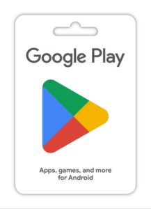Cartes cadeaux Play Store France
